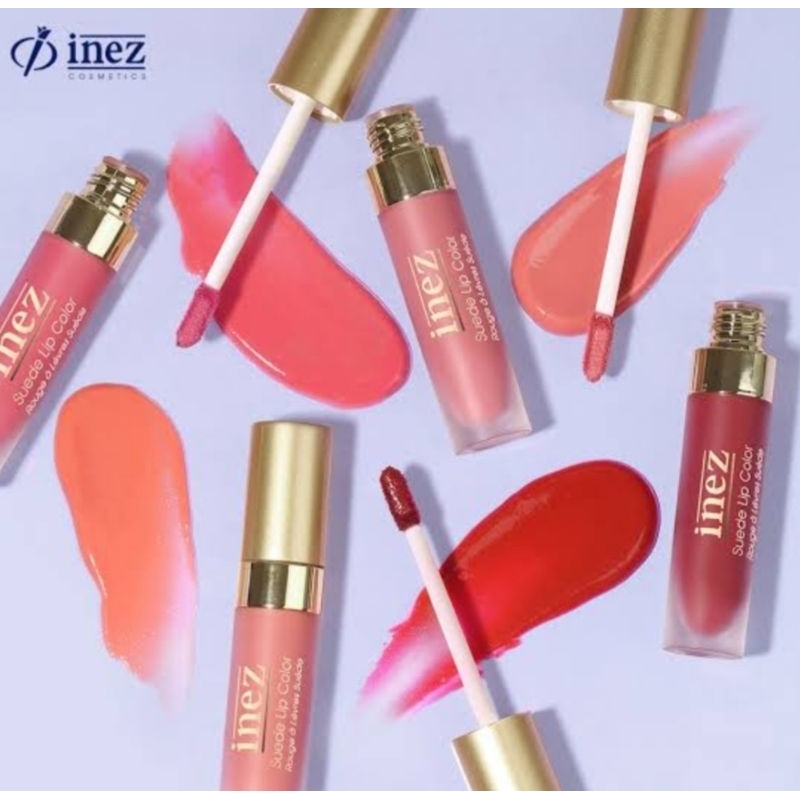 Inez suede lip colour