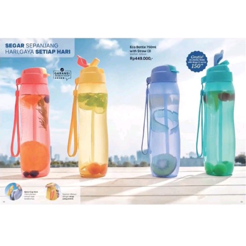 eco strow 750 ml tupperware