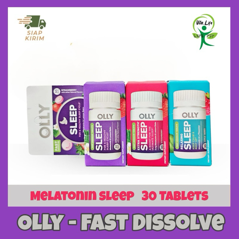 OLLY SLEEP MELATONIN FAST DISSOLVED 30 TAB