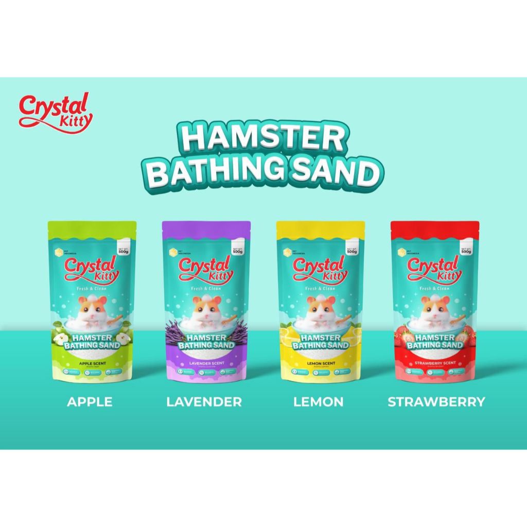CALING Crystal Kitty hamster bathing sand 500gr