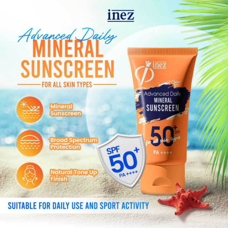Inez Mineral Sunscreen SPF 50+