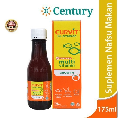 Curvit CL Emulsion Syrup Orange 175ml
