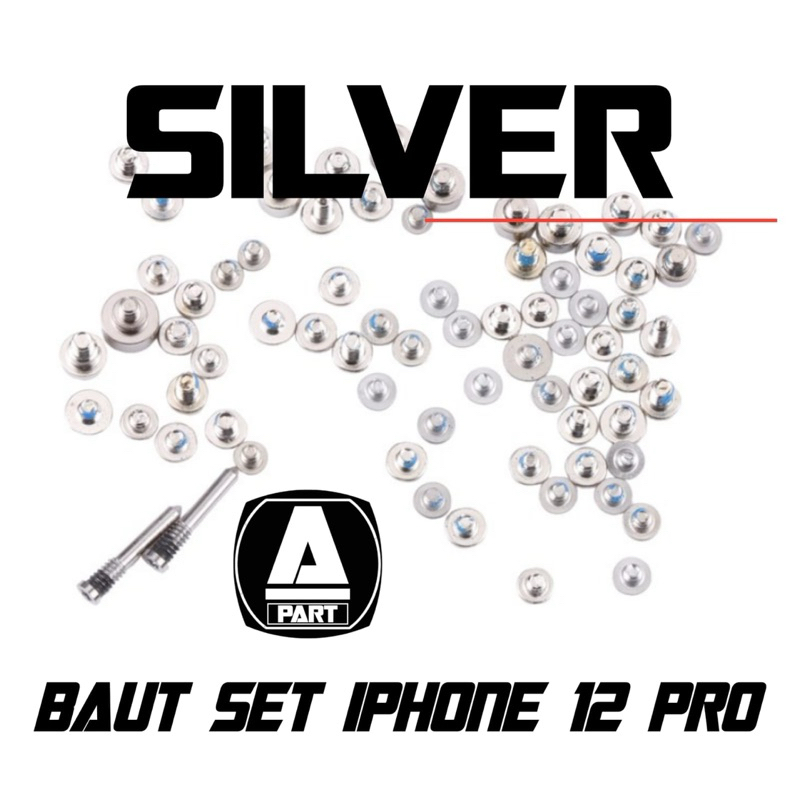 BAUT SET IPH 12PRO SILVER