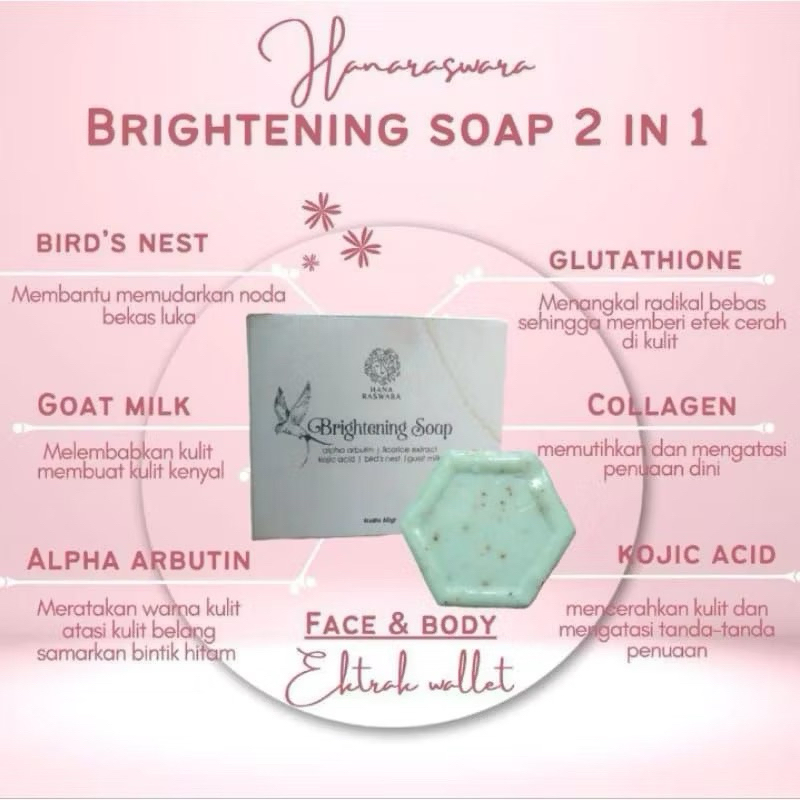 HANARASWARA SOAP 2IN1