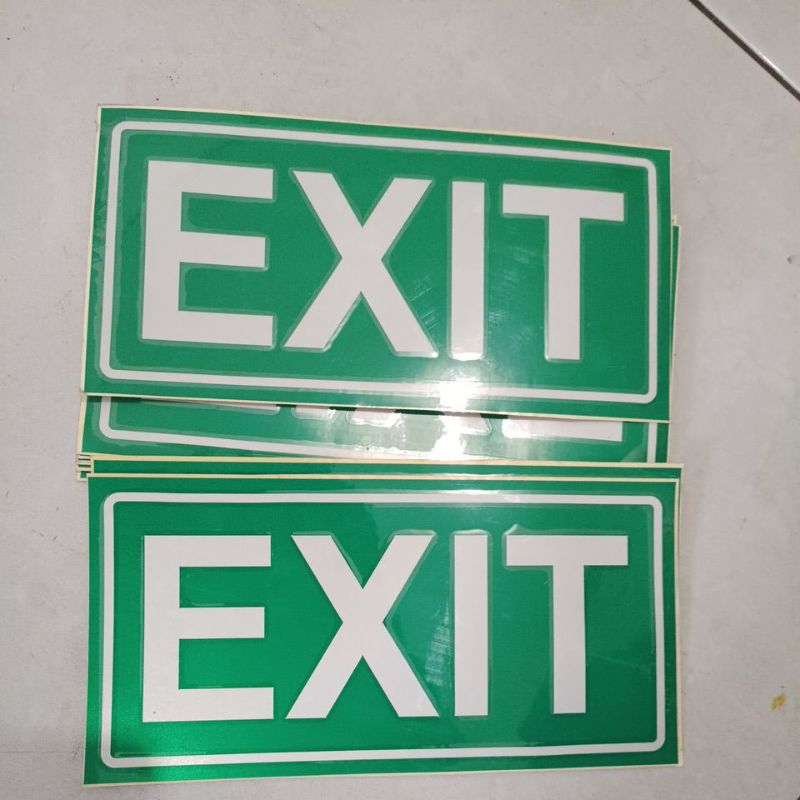 Cutting Sticker Exit