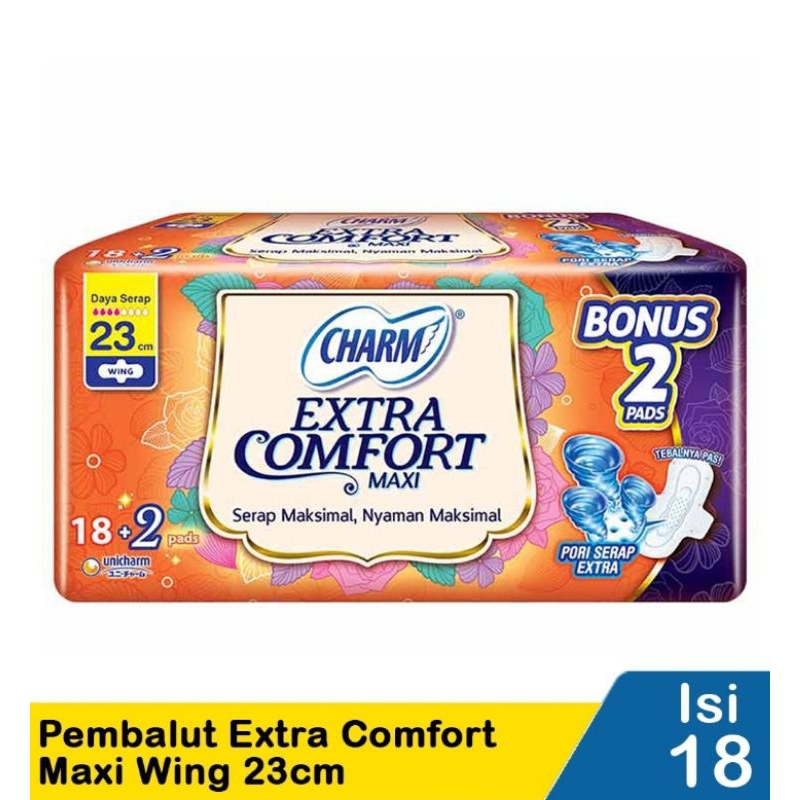 Pembalut charm extra comfort