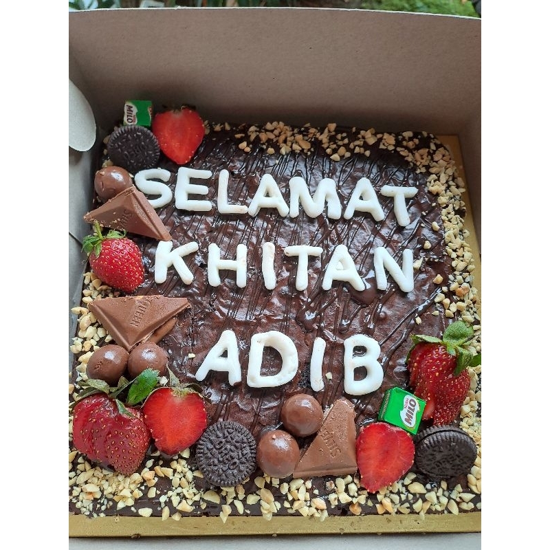 Brownies ultah