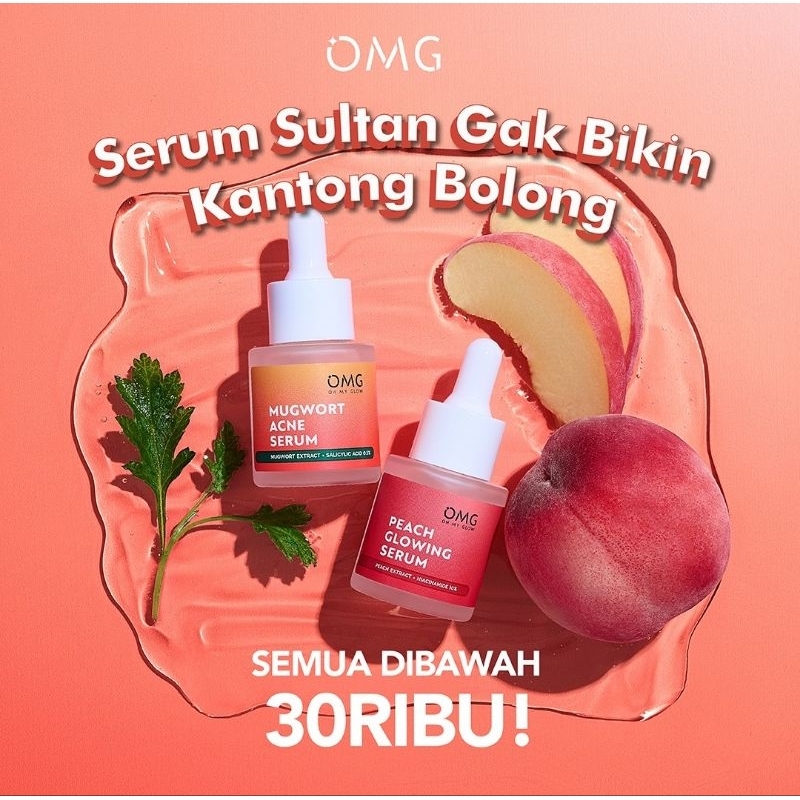 OMG Peach & Mugwort Face Serum