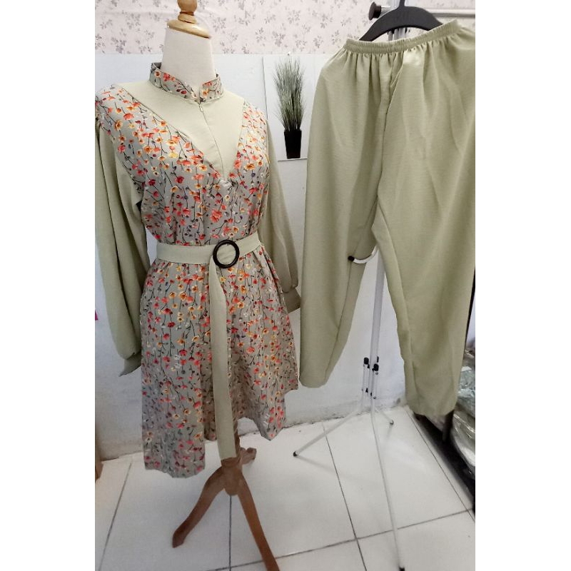 SETELAN MOTIF BUNGA