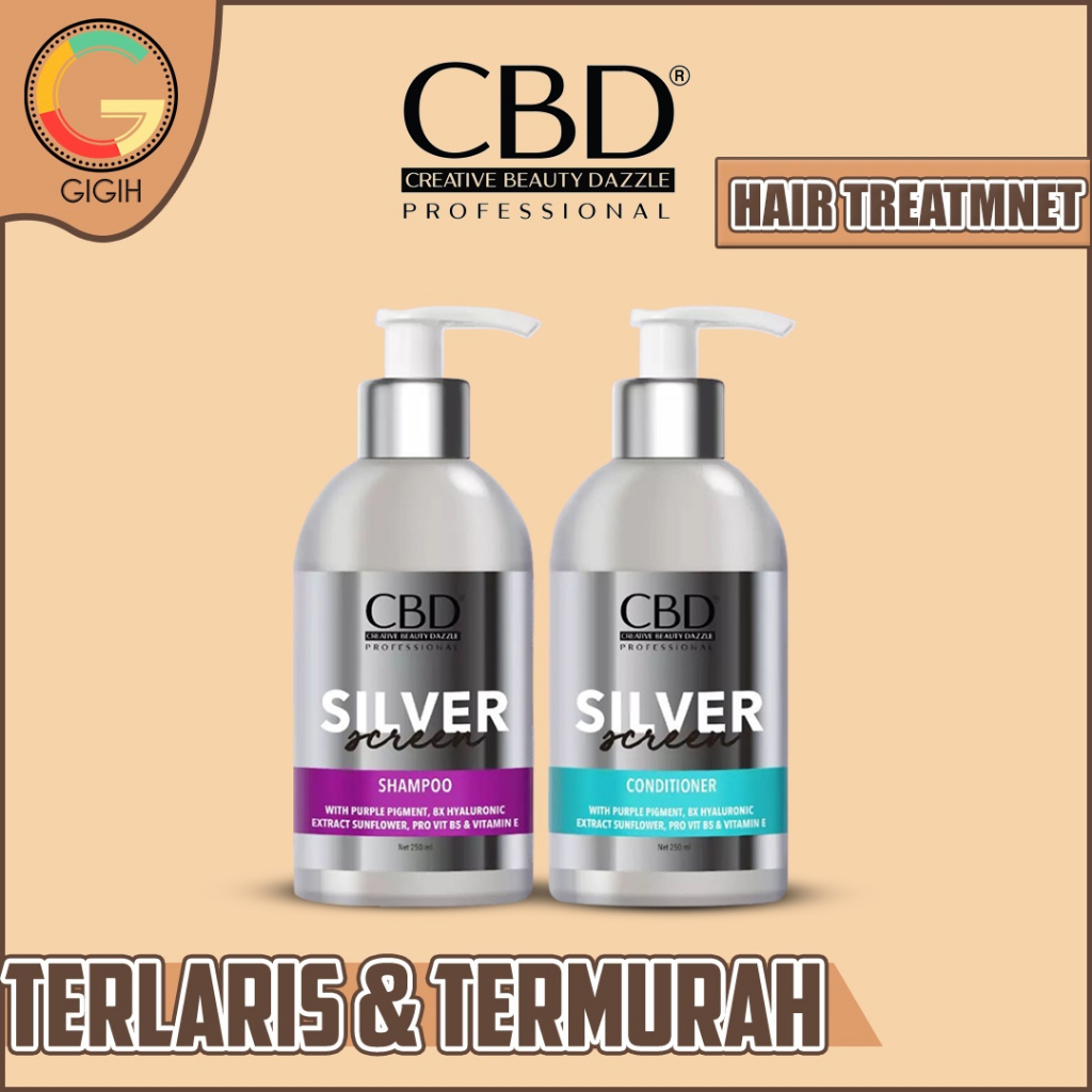 CBD SILVER SCREEN 250ML SERIES ( SHAMPOO / CONDITIONER )