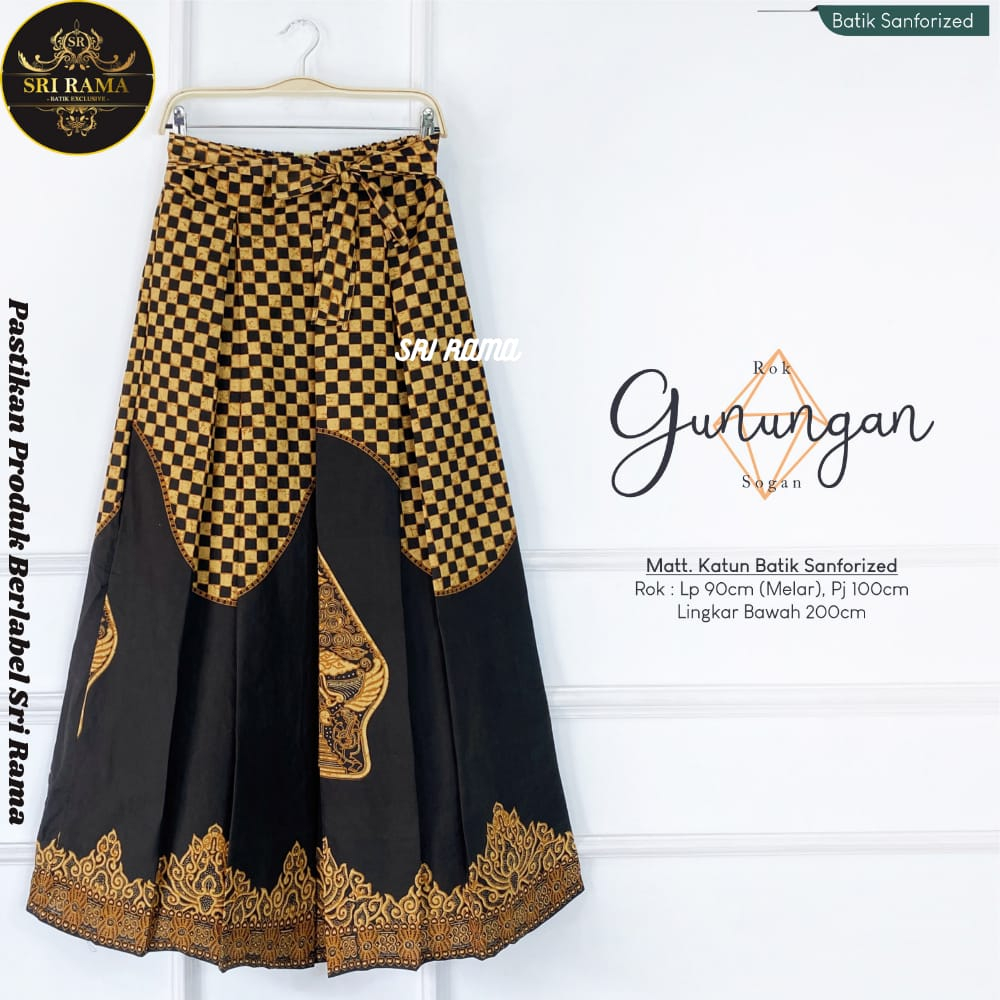 Rok Batik Solo Gunungan