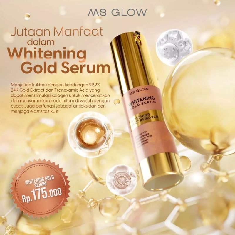 COD | Whitening Gold Serum Ms Glow
