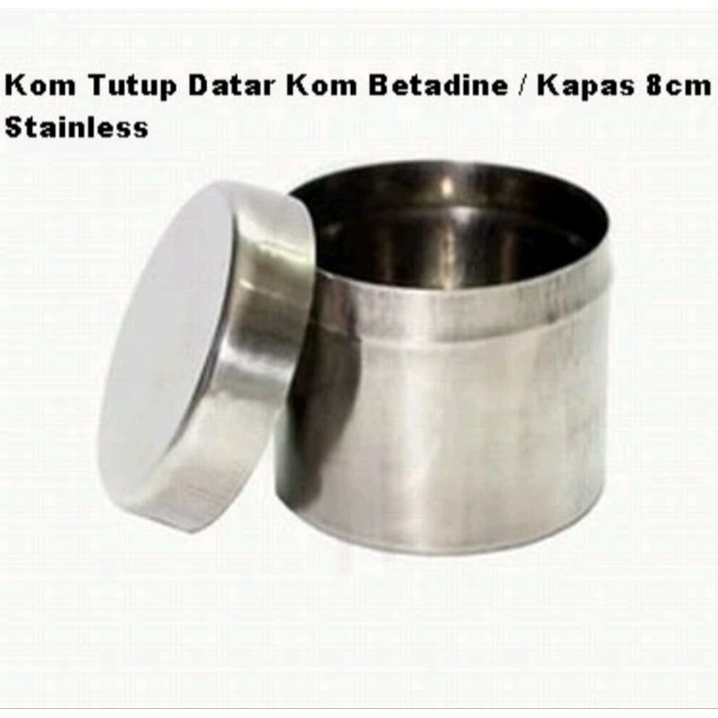 Kom Tutup Rata / Dressing Jar