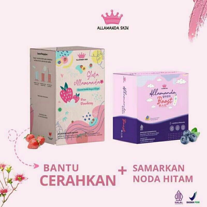 COD| GLUTA COMBO Booster ALLAMANDA SISKA CHIC (Free gift)