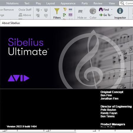 Avid Sibelius Ultimate  2023.8 Mac