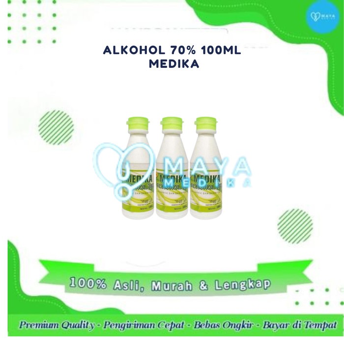 Alkohol 70% Dan 95% 100 ML