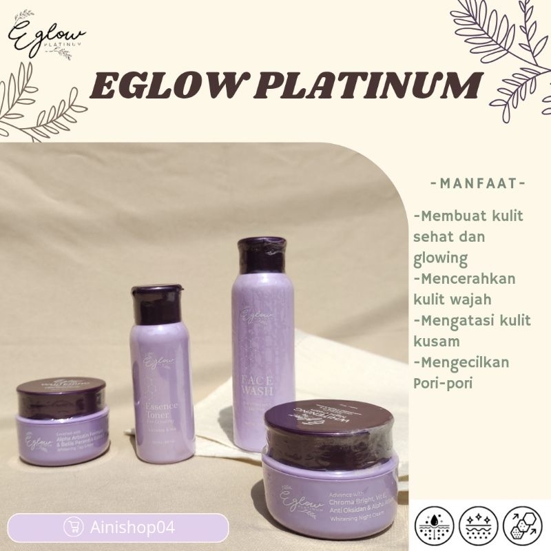 e glow whitening platinum