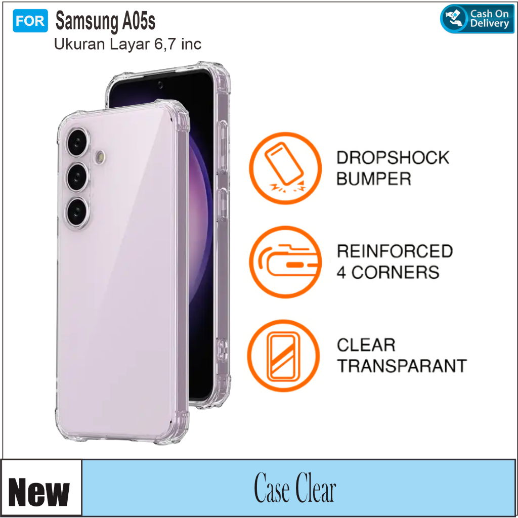 Soft Case Samsung A05s A05 Casing Clear Transparant