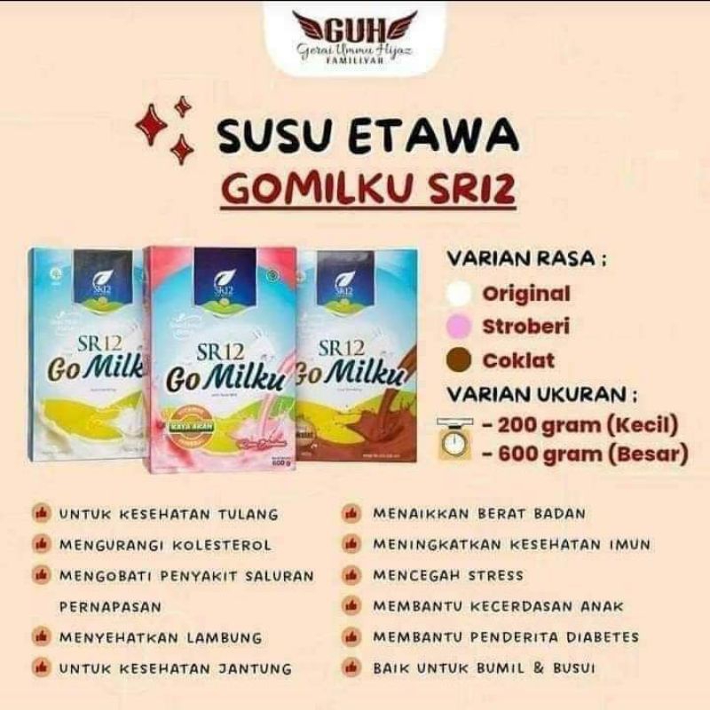 SUSU GOMILKU SR12 200GR