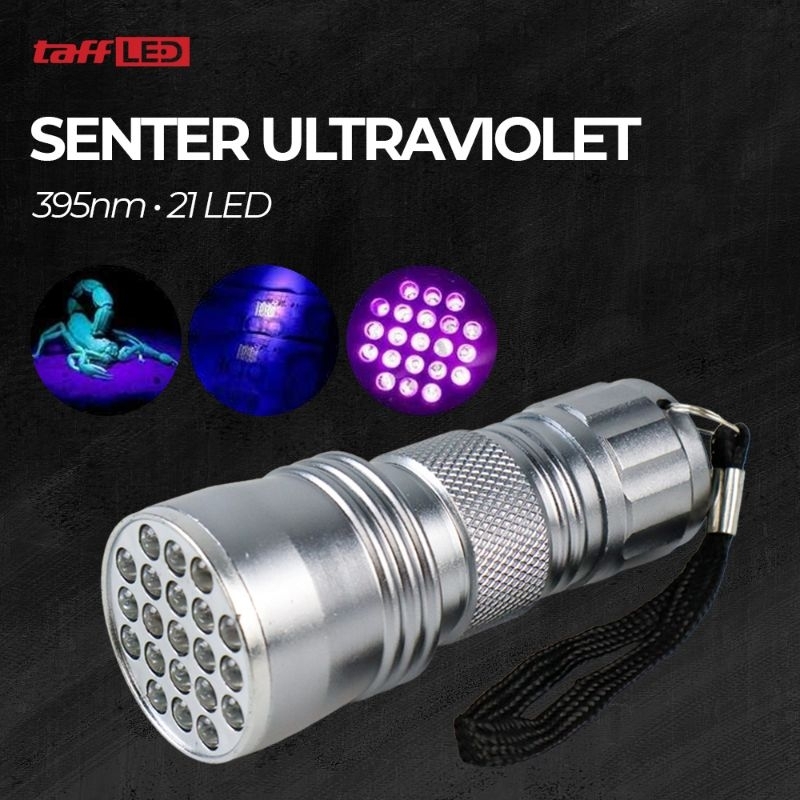 Senter Ultraviolet 21 LED