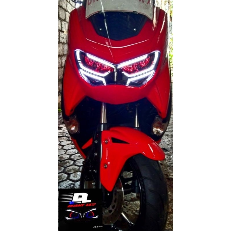 headlam all new nmax android lazy model baru