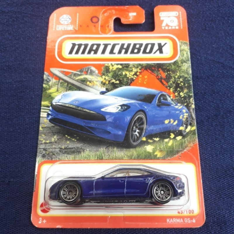 Diecast Matchbox Mbx Karma GS 6 Biru
