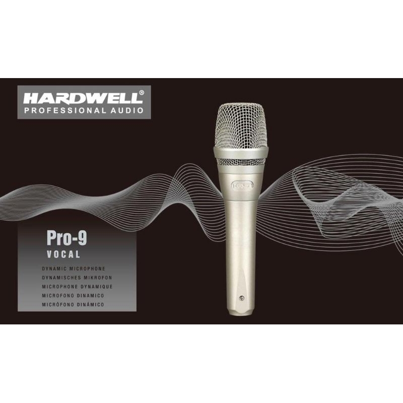 mic kabel hardwell pro 9 original non switch dan on switch