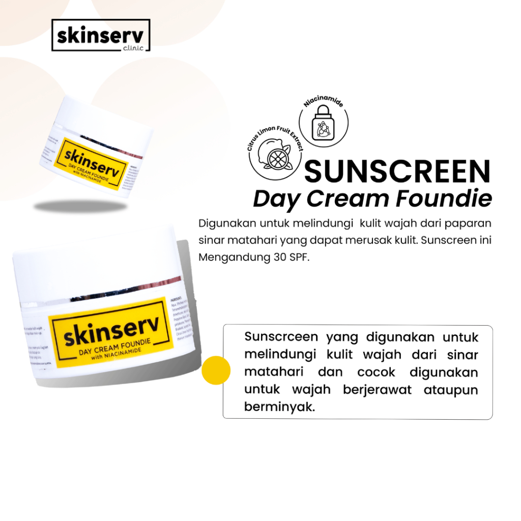 2 Pcs Sunscreen With Foundie 30 SPF