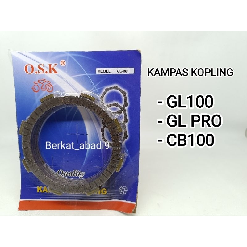 Kampas Prodo Pack Pak Kopling GL100 / Glpro / Cb100