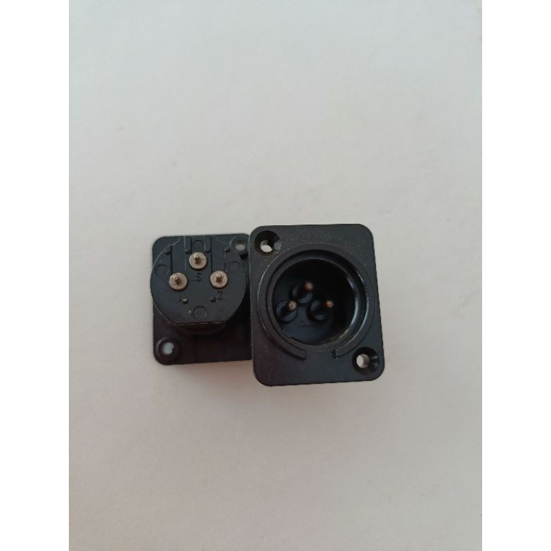 Socket XLR canon pin lancip