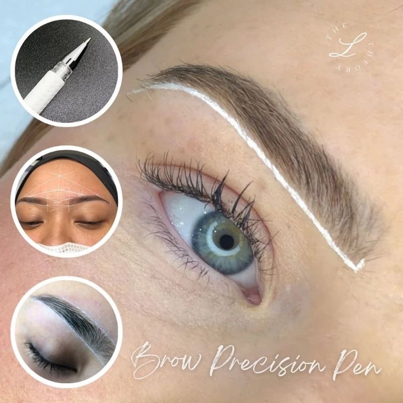 White Precision Pen for Eyebrow Mapping