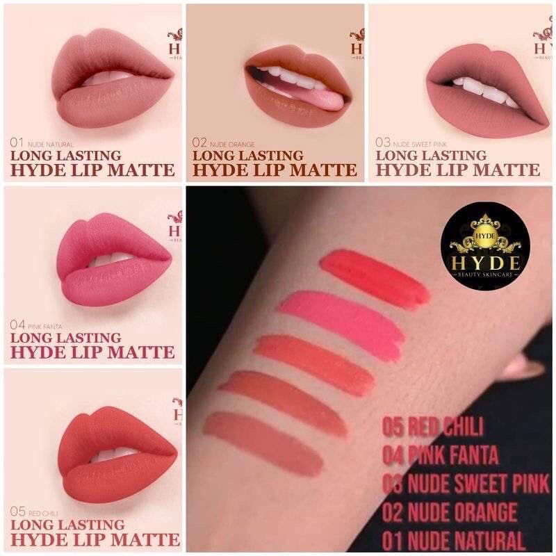lipstik matte hyde 100%ORI