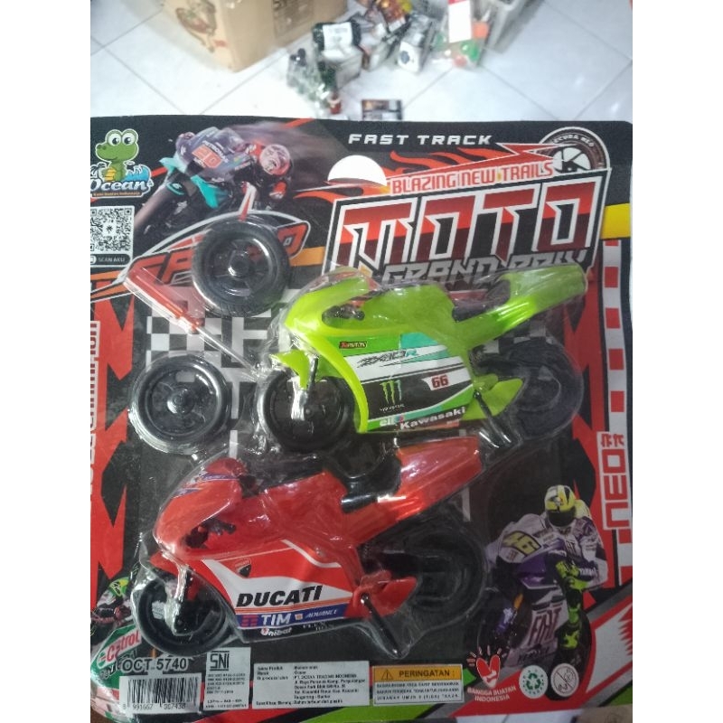 mainan motor GP isi 2pcs
