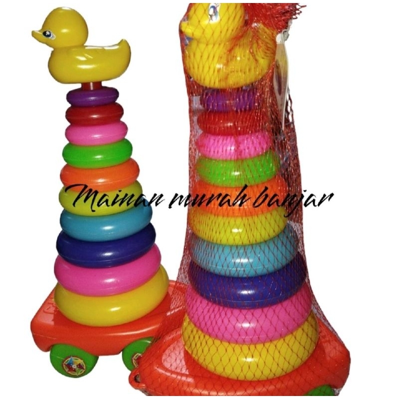 MAINAN RING DONAT KEPALA BEBEK