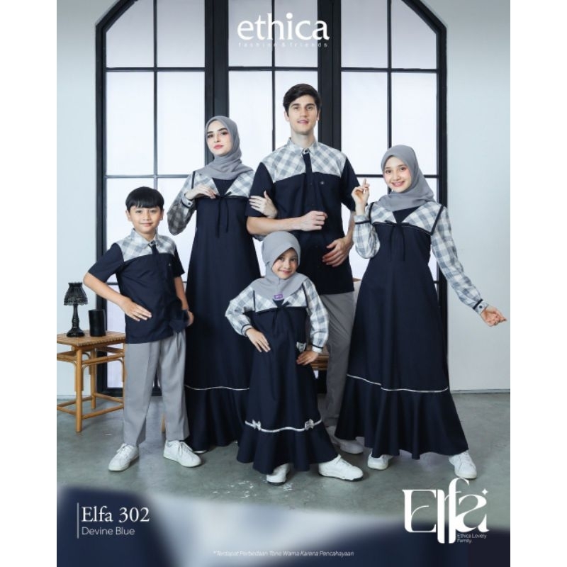 Ethica Sarimbit Elfa 302 Devine Blue Terbaru