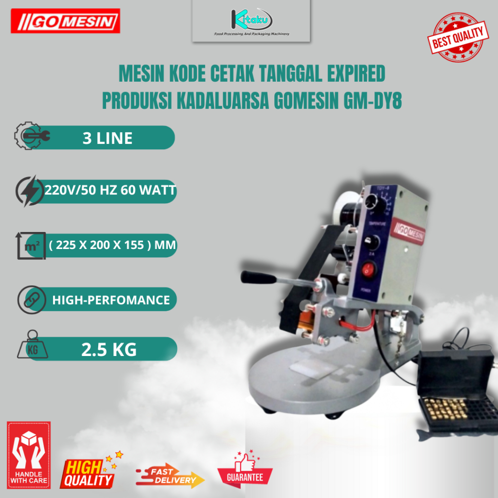 MESIN CODING PRESS CETAK DY8