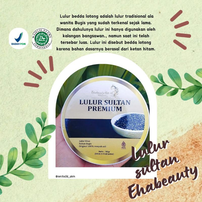 LULUR BEDDA LOTONG BY EHA SULTAN PREMIUM