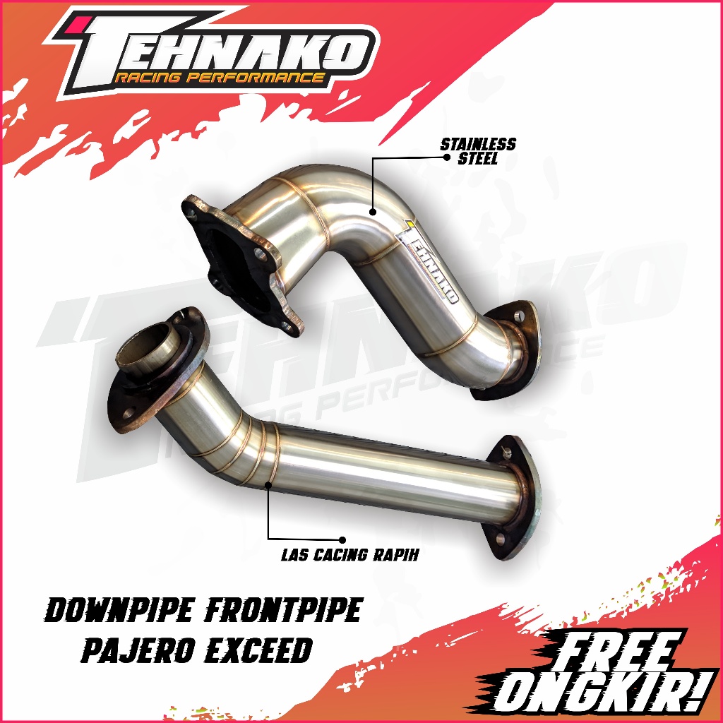 DOWNPIPE FRONTPIPE PAJERO EXCEED - TEHNAKO