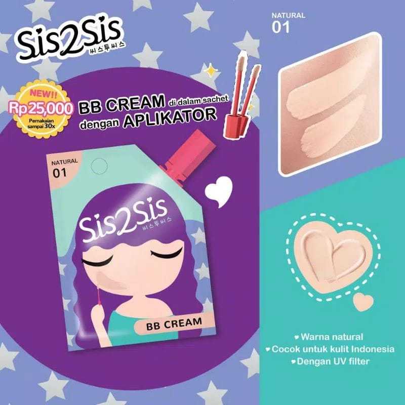 BBcream Sis2sis Waterproof with filter UVA & UVB