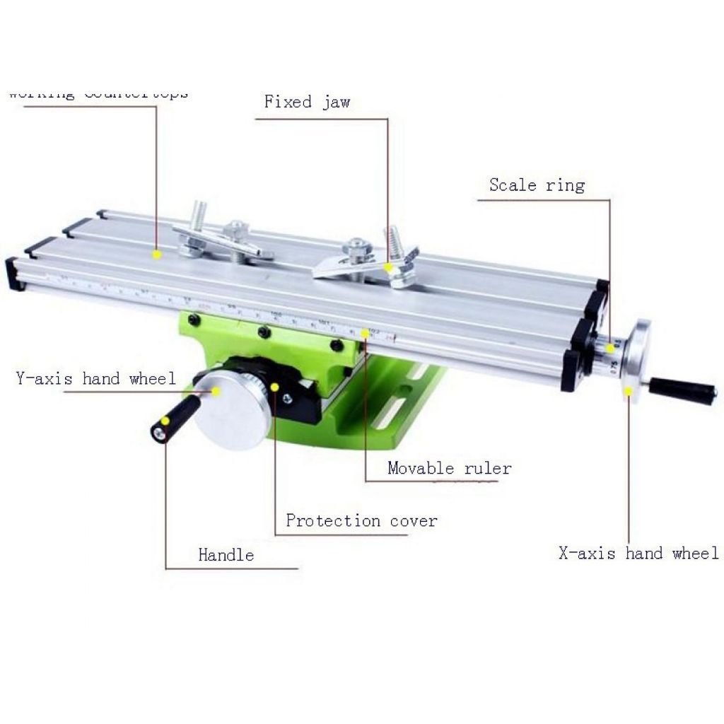 High Precision Table BG6300 Bench Vise Milling Tool Machine Worktable Drill Fixture