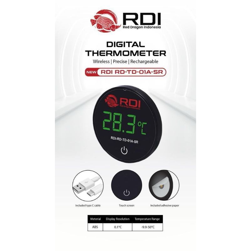 Digital Thermometer RDI RD DT 01A SR