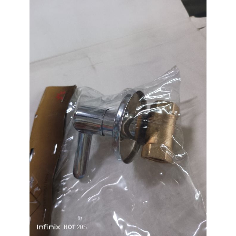 STOP KRAN SHOWER TANAM SIZE ½"