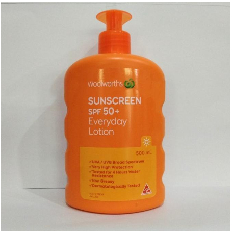 Woolworths Sunscreen SPF 50+ Everyday