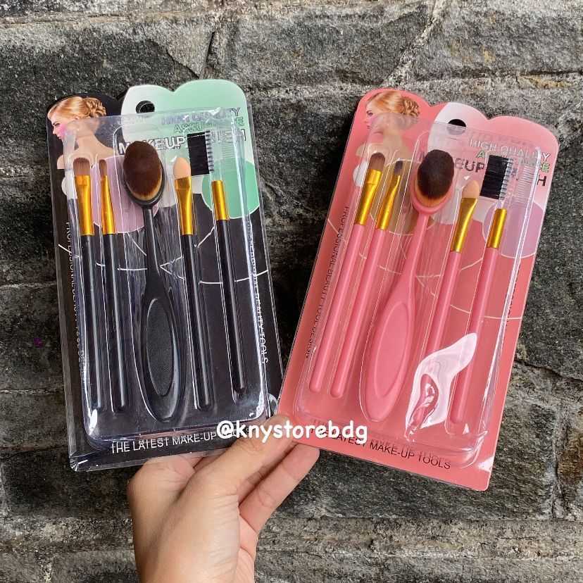 MAKE UP BRUSH/MAKE UP TOOLS 1SET ISI 5PCS