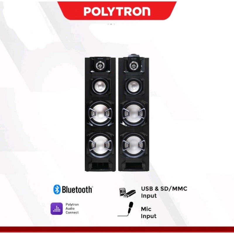 POLYTRON Speaker Aktif PAS-8EF22 BLUETOOTH
