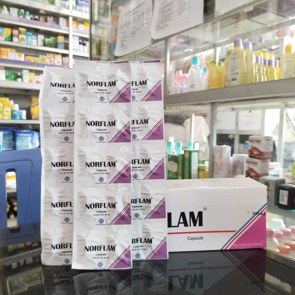 NORFLAM KAPSUL 1 STRIP @10 KAPSUL