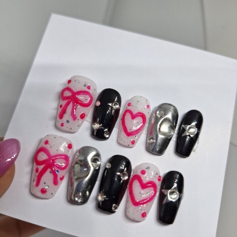 Press on nail || Nail art