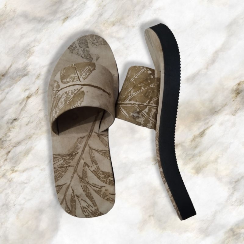 Sandal Santai Ecoprint