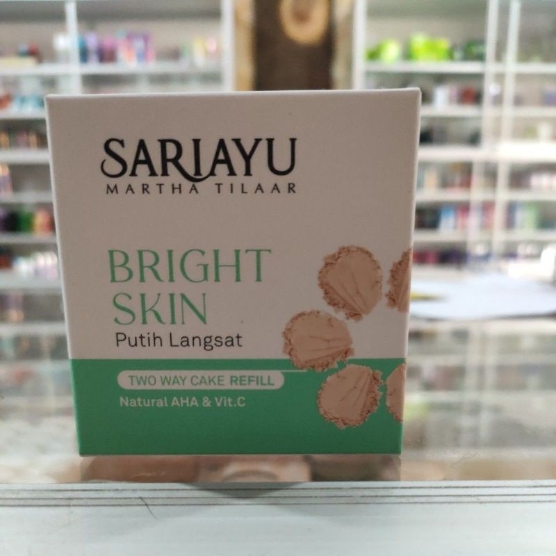 Sariayu two way cake Refill putih Langsat