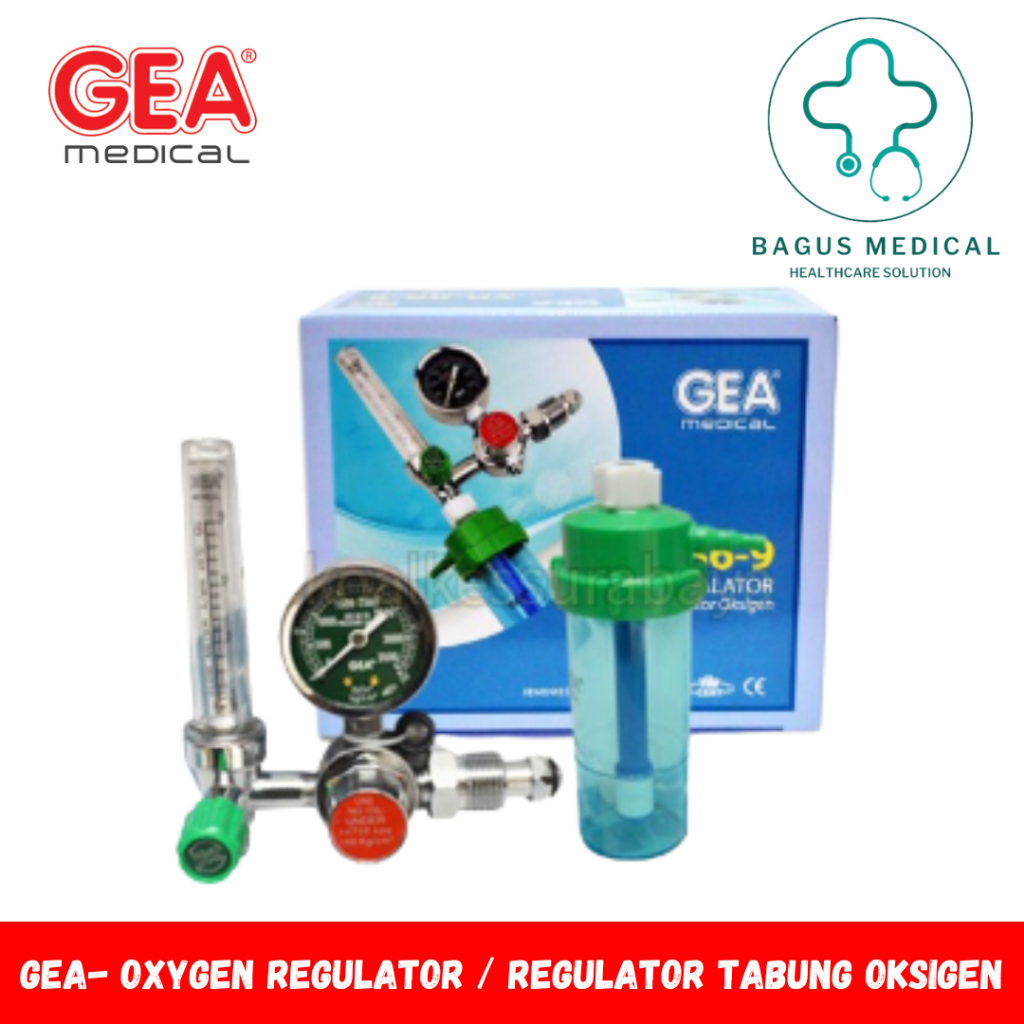 GEA- Oxygen Regulator / Regulator Tabung Oksigen